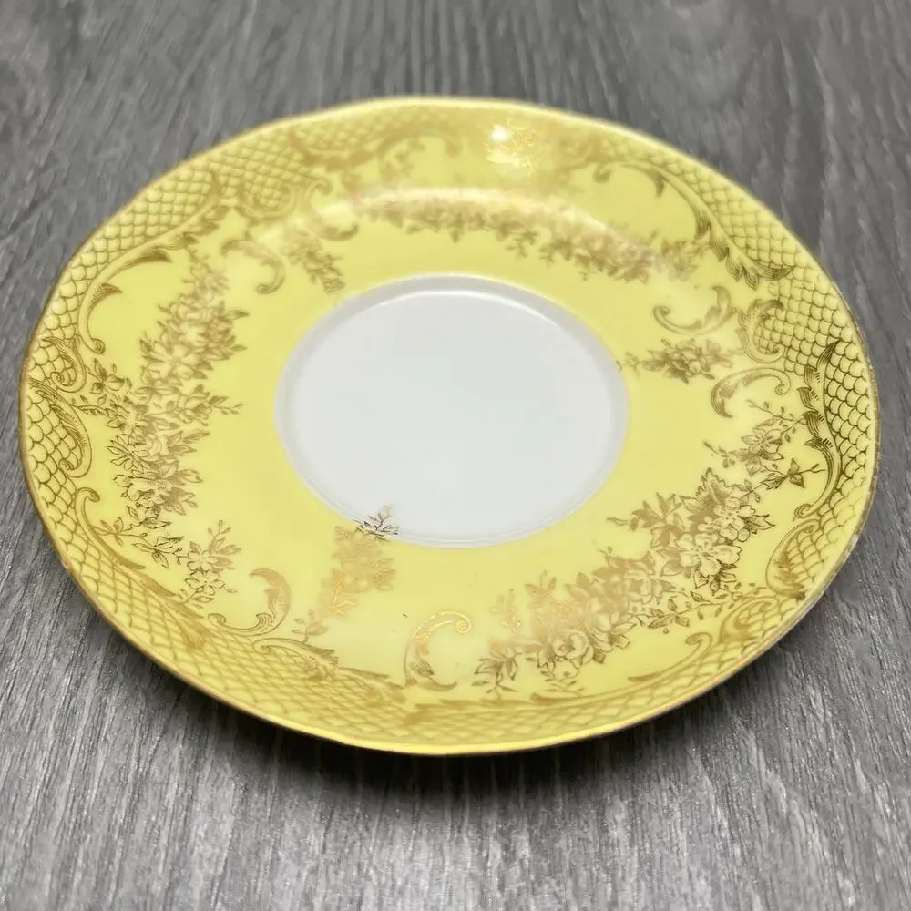 Staffordshire Eggshell Demitasse Teacup &‎ Saucer 179250 Shreve & Co Sterling